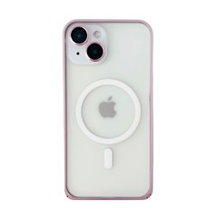 Чохол Metal Frame with MagSafe для iPhone 14 Rose Gold