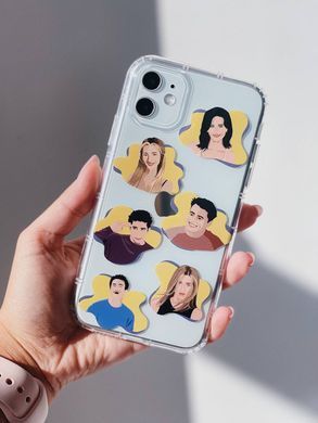 Чохол прозорий Print FRIENDS для iPhone 12 | 12 PRO Cafe - ash-mobile.com.ua - фото 4