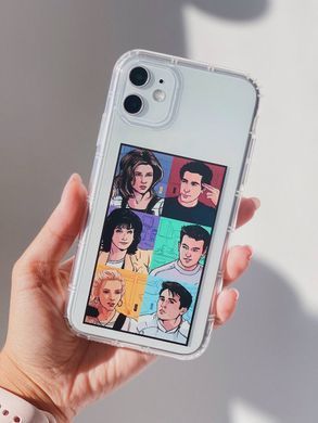 Чохол прозорий Print FRIENDS для iPhone 12 | 12 PRO Cafe - ash-mobile.com.ua - фото 3