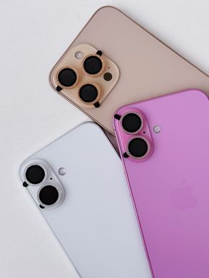 Защитное стекло на камеру Diamonds Lens для iPhone 17 Air Gold