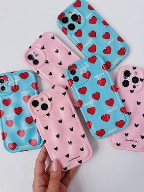 Чохол Candy Heart Case для iPhone 13 PRO MAX Blue/Red - ash-mobile.com.ua - фото 5
