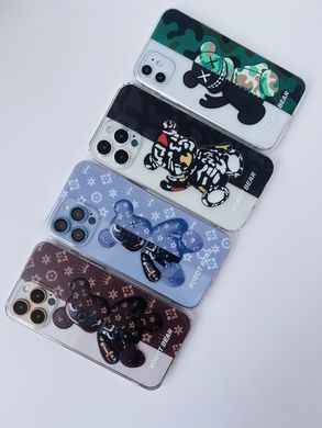 Чехол прозрачный Print Robot Bear для iPhone 6 | 6s Brown - ash-mobile.com.ua - фото 2