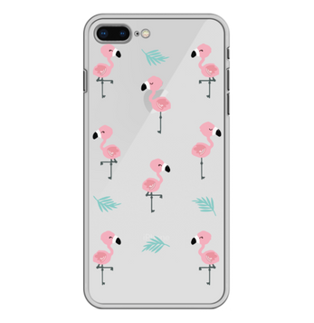 Чохол прозорий Print SUMMER для iPhone 7 Plus | 8 Plus Flamingo - ash-mobile.com.ua - фото 1