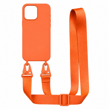Чохол STRAP COLOR Case для iPhone 15 PRO Orange - ash-mobile.com.ua - фото 1