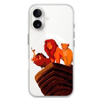 Чехол прозрачный Print Lion King with MagSafe для iPhone 17 Air Family