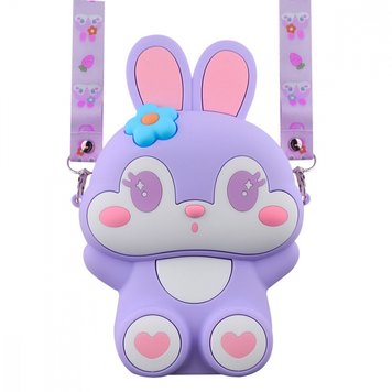 Сумка на плечо для детского фотоаппарата Rabbit 22,7*16,3*6 Purple - ash-mobile.com.ua - фото 1