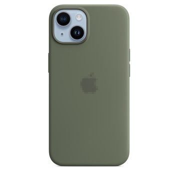 Чехол Silicone Case Full OEM для iPhone 14 Plus Olive - ash-mobile.com.ua - фото 1