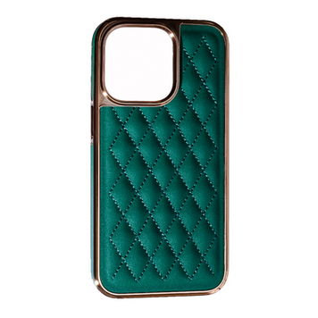 Чохол PULOKA Design Leather Case для iPhone 14 PRO Green - ash-mobile.com.ua - фото 1