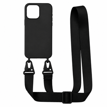 Чохол STRAP COLOR Case для iPhone 15 Black - ash-mobile.com.ua - фото 1