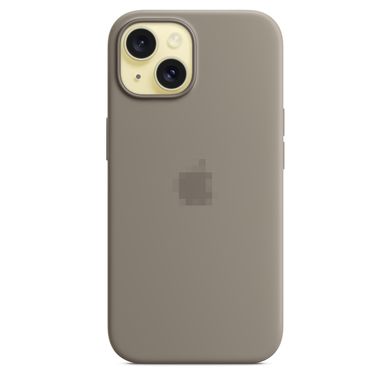 Чехол Silicone Case Full OEM+MagSafe для iPhone 15 Clay