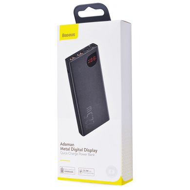 Портативна Батарея Baseus Adaman Metal Digital Display 22.5W (QC3.0 PD3.0) 10000mAh Black купити
