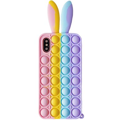 Чохол Pop-It Case для iPhone X | XS Rabbit Light Pink/Glycine купити