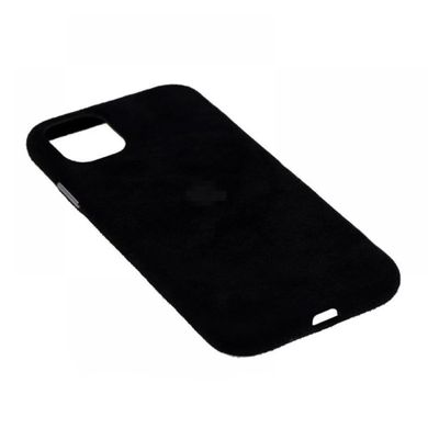 Чохол Alcantara Full для iPhone 12 | 12 PRO Black - ash-mobile.com.ua - фото 3