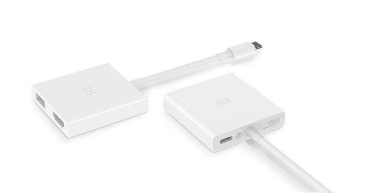 Перехідник для Macbook USB-C хаб Xiaomi White купити