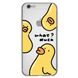 Чехол прозрачный Print Duck для iPhone 6 | 6s Duck What?