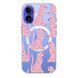 Чохол прозорий Print Meow with MagSafe для iPhone 17 Leopard Pink
