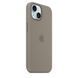 Чехол Silicone Case Full OEM+MagSafe для iPhone 15 Clay