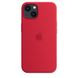 Чехол Silicone Case Full OEM+MagSafe для iPhone 13 MINI (PRODUCT) Red