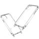 Чохол Crossbody Transparent на шнурку для iPhone 14 Plus Sea Blue