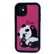 Чохол Wilkins Case для iPhone 12 Panda Electrik Pink - ash-mobile.com.ua - фото 1