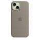 Чехол Silicone Case Full OEM+MagSafe для iPhone 15 Clay