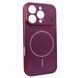 Чохол Nofelet AG Glass with MagSafe для iPhone 16 PRO MAX Dark Cherry - ash-mobile.com.ua - фото 1