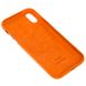 Чохол Alcantara Full для iPhone X | XS Orange