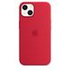 Чохол Silicone Case Full OEM+MagSafe для iPhone 13 MINI (PRODUCT) Red