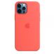 Чехол Silicone Case Full OEM+MagSafe для iPhone 12 | 12 PRO Pink Citrus купить