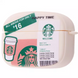 Чехол Brand Design Case для AirPods PRO Starbucks White