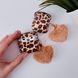 Чехол Leopard Heart для AirPods PRO 2 Transparent Brown