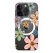 Чехол прозрачный Print Flower with MagSafe для iPhone 16 PRO MAX Spring Breeze