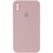 Чехол Silicone Case FULL+Camera Square для iPhone X | XS Pink Sand купить