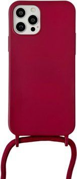 Чехол WAVE Lanyard Case для iPhone 12 | 12 PRO Marsala - ash-mobile.com.ua - фото 1