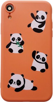 Чохол WAVE Fancy Case для iPhone XR Panda Orange - ash-mobile.com.ua - фото 1