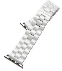Ремінець Ceramic 3-bead для Apple Watch 38/40/41 mm Білий купити