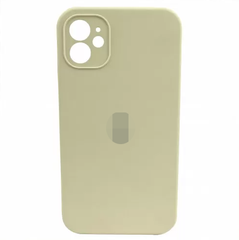 Чохол Silicone Case FULL+Camera Square для iPhone 11 Antique White купити