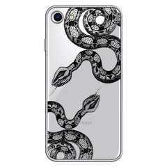 Чохол прозорий Print Snake для iPhone 7 | 8 | SE 2 | SE 3 Python купити