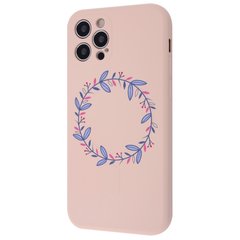 Чохол WAVE Minimal Art Case with MagSafe для iPhone 13 PRO Pink Sand/Wreath