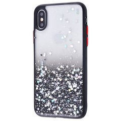Чехол Confetti Glitter Case для iPhone X | XS Black купить