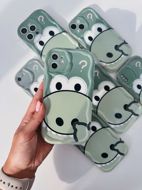 Чохол 3D Dinosaur Case для iPhone 12 PRO Green - ash-mobile.com.ua - фото 3