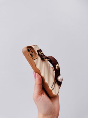 Чехол Bag Leather Case для iPhone 15 PRO Biege