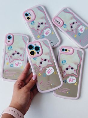 Чехол Cute Cat Mirror Case для iPhone X | XS Pink - ash-mobile.com.ua - фото 5