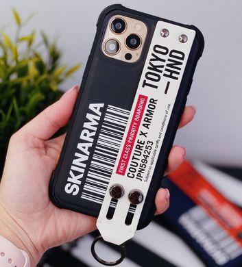 Чохол SkinArma Case Bando Series для iPhone 12 | 12 PRO Black/White купити