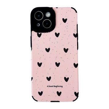 Чехол Ribbed Case для iPhone 15 Heart - ash-mobile.com.ua - фото 1