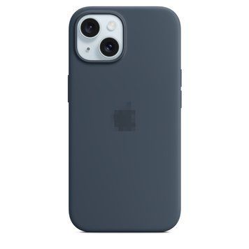 Чехол Silicone Case Full OEM+MagSafe для iPhone 15 Storm Blue - ash-mobile.com.ua - фото 1