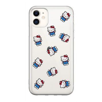 Чохол прозорий Print Hello Kitty для iPhone 12 MINI Whole Blue - ash-mobile.com.ua - фото 1
