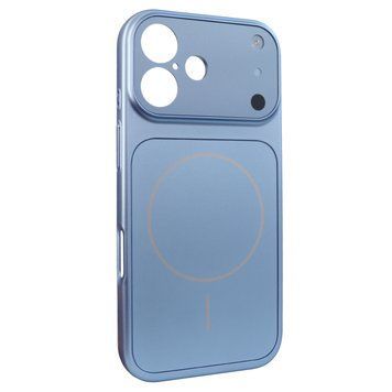 Чохол Nofelet AG Glass with MagSafe для iPhone 17 Light Blue