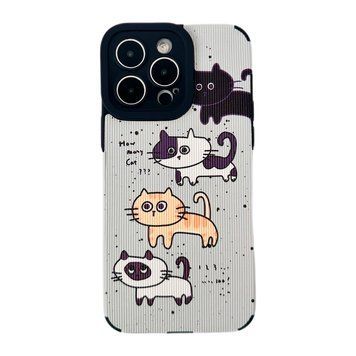Чехол Ribbed Case для iPhone 12 PRO MAX Cat - ash-mobile.com.ua - фото 1