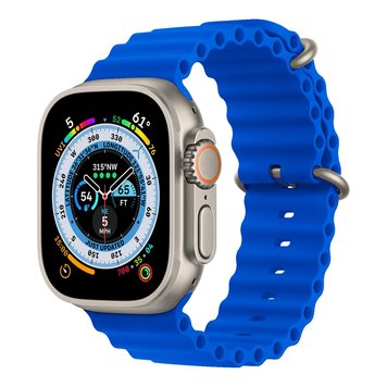 Ремешок Ocean Band для Apple Watch 38mm | 40mm | 41mm Blue - ash-mobile.com.ua - фото 1